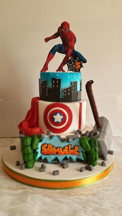Super Heros cake - Cake by Simona