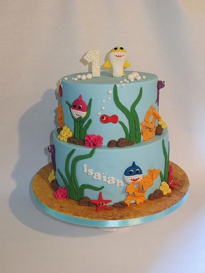 Baby Shark cake - Cake by Mandy