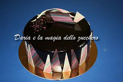 chocolate glaze mirror cake - Cake by Daria Albanese