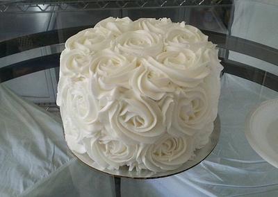 Rosette Cake - Cake by Kimberly Cerimele