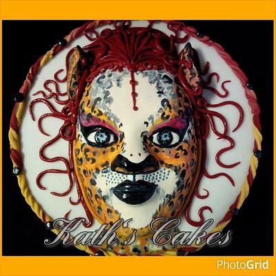 Cheetah sugar mask - Cake by Cakemummy