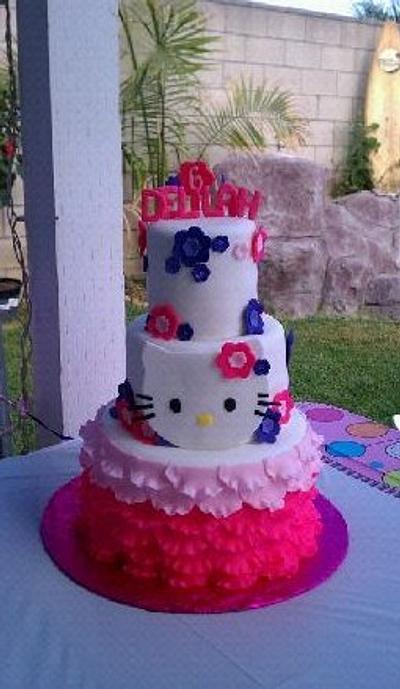 Hello Kitty Birthday Cake - Cake by Delightful creations by Melissa