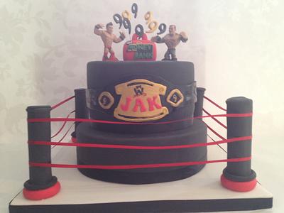 Jaks WWE cake - Cake by The Midnight Baker