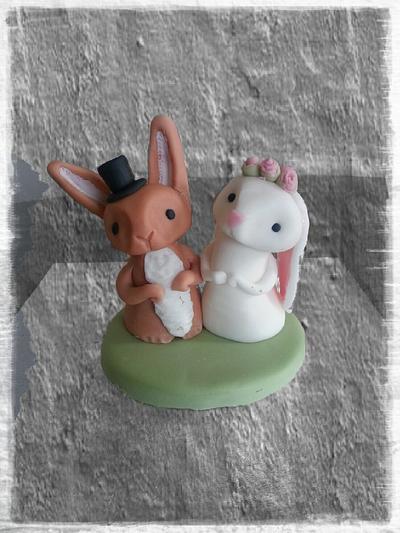 bunny toppers - Cake by Lyn 