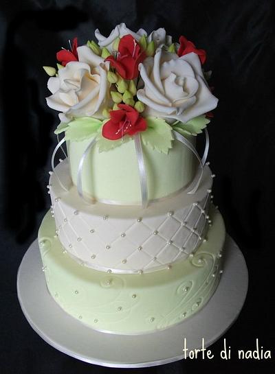 wedding cake - Cake by tortedinadia