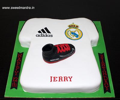 Football Jersey cake - Cake by Sweet Mantra Homemade Customized Cakes Pune