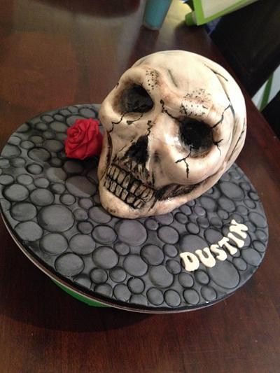 Skull - Cake by Jennifer Jeffrey