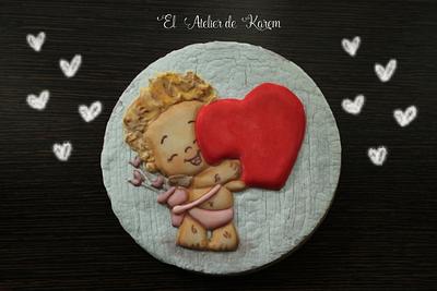 Cupid love - Cake by Karem  Solis