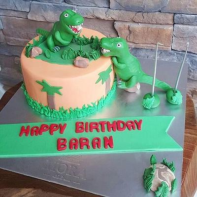 Dinosaurs Cake - Cake by Mora Cakes&More