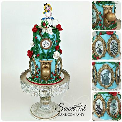 Alice in Wonderland Cake  - Cake by Shannon Mayes-SweetArt Cake Company
