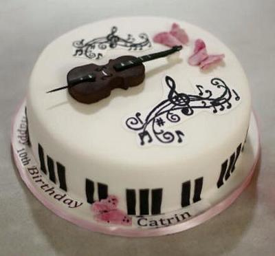 Cello  - Cake by Witty Cakes