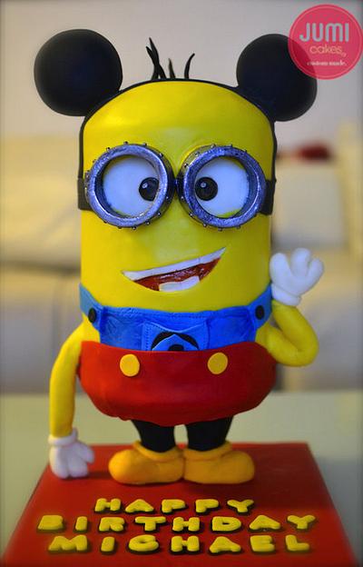 If a Minion were Mickey Mouse... - Cake by jumicakes