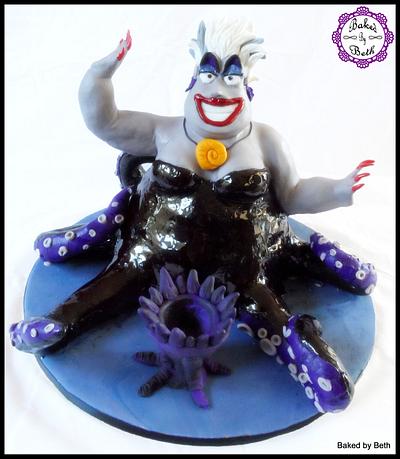 Cuties Collaboration -  Disney Villains - Ursula  - Cake by BakedbyBeth