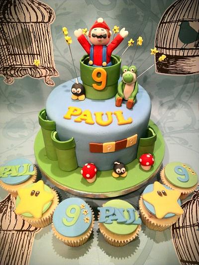 Mario - Cake by Cakes galore at 24