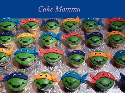 TMNT Cupcakes - Cake by cakemomma1979