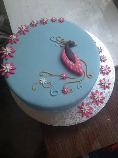 Bird of Paradise - Cake by Irina Vakhromkina