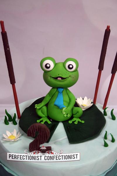 Robert - Frog Birthday Cake  - Cake by Niamh Geraghty, Perfectionist Confectionist