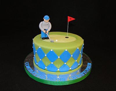 Golf Cake - Cake by Elisa Colon