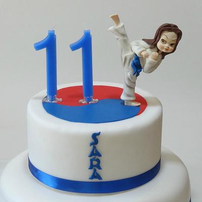 taekwondo cake  - Cake by Sc Sugar Art L'ingegnere nello Zucchero