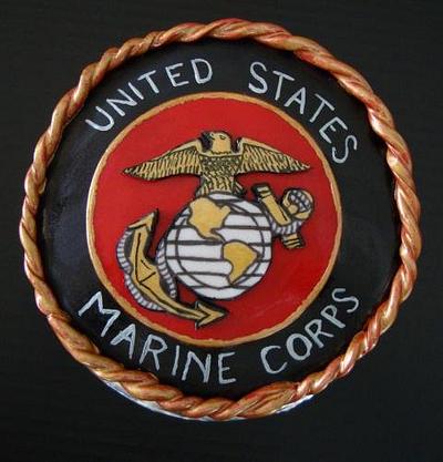 United States Marine Corp Birthday Cake - Cake by SongbirdSweets
