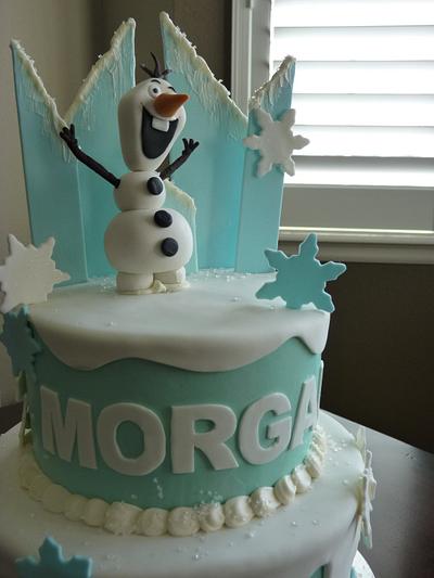 Frozen's Olaf - Cake by Elevatecake