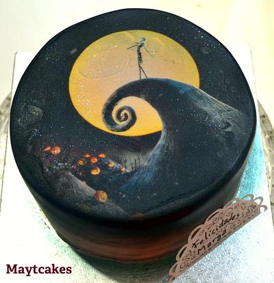 Nightmare before Xmas - Recalling Tim Burton  - Cake by Maytcakes