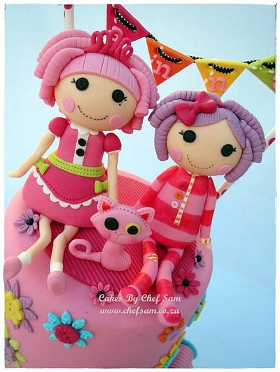 2 Lalaloopsy Dolls - Cake by chefsam