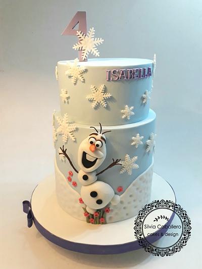 Frozen cake for Isabella! - Cake by Silvia Caballero