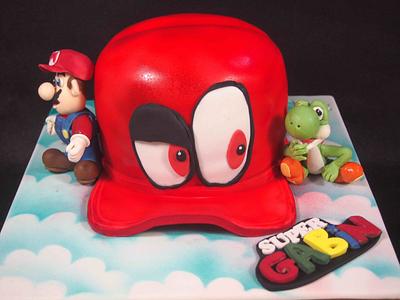 Mario Odyssey Cake - Cake by suGGar GG
