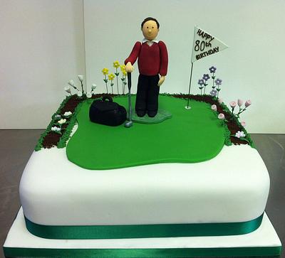 Golf Mad Gardening Doctor Cake! - Cake by bathcakecompany