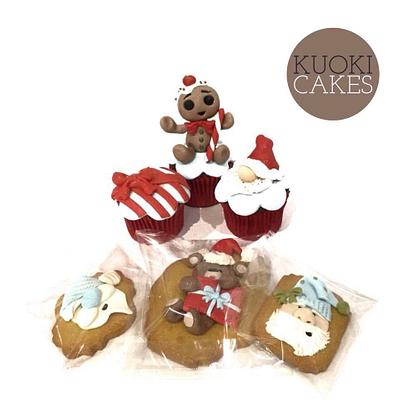 Crhistmas cookies and cupcake - Cake by Donatella Bussacchetti