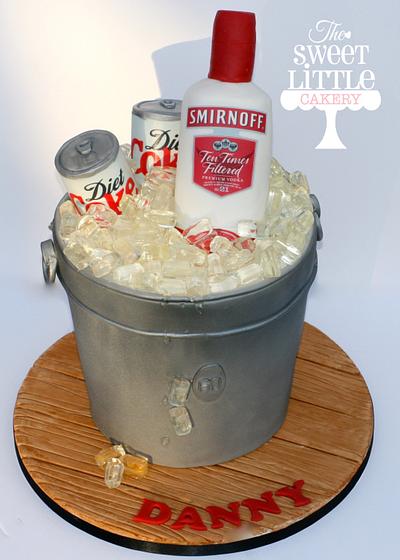 Ice Bucket with smirnoff vodka  - Cake by thesweetlittlecakery