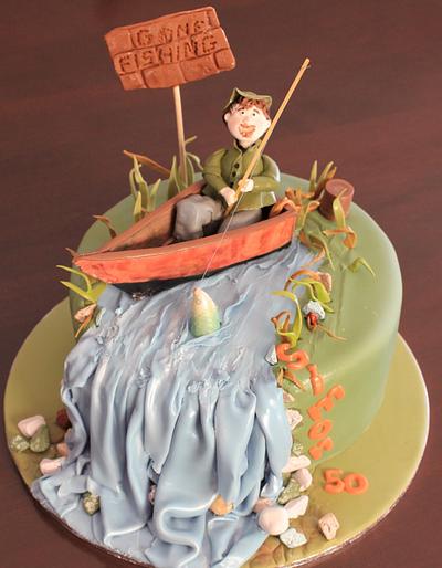 Gone Fishing - Cake by Fancy Fondant WA