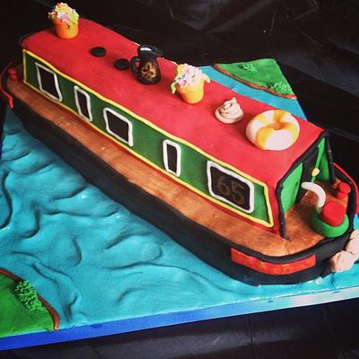Canal Boat Cake - Cake by Caron Eveleigh