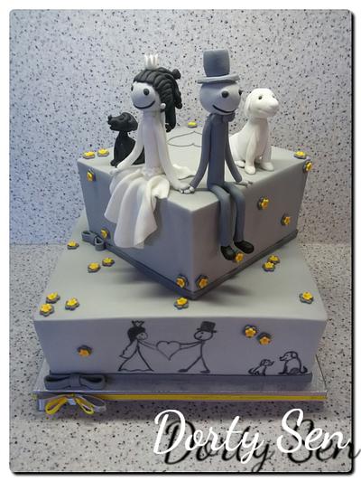 Wedding cake - Cake by Alena Boháčová - Dorty Sen