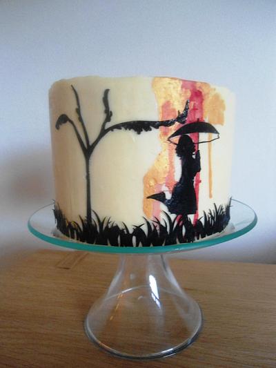 Silhouette cake - Cake by butterflybakehouse