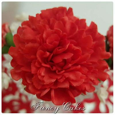 My first carnation flower - Cake by Mahy