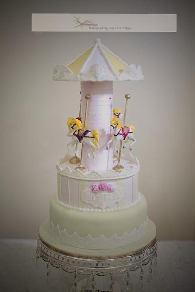 Carousel cake - Cake by Her lil kitchen