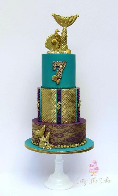 Mermaid Birthday Cake  - Cake by Seize The Cake