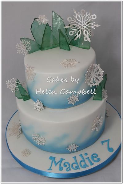 Frozen inspired cake - Cake by Helen Campbell