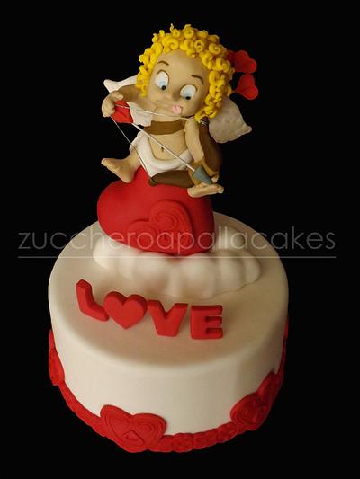 Cupid - valentine - Cake by Sara Luvarà - Zucchero a Palla Cakes