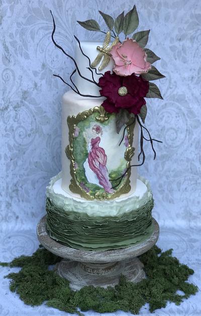 Vintage garden - Cake by Karens Kakes