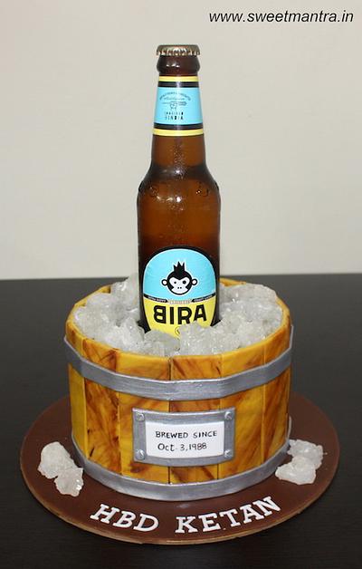 Beer barrel cake - Cake by Sweet Mantra Homemade Customized Cakes Pune