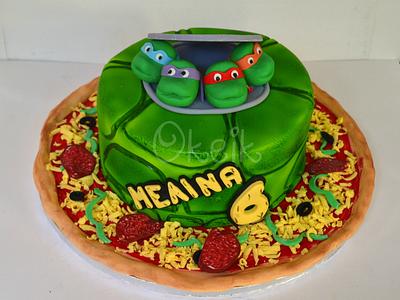 Teenage Mutant Ninja Turtles - Cake by Okeik