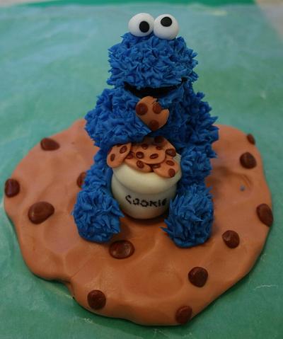 cookie monster - Cake by shaz