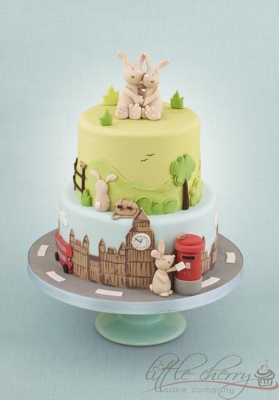 Rabbit Wedding Cake - Cake by Little Cherry