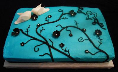 Bridal Shower Cake - Cake by Poey