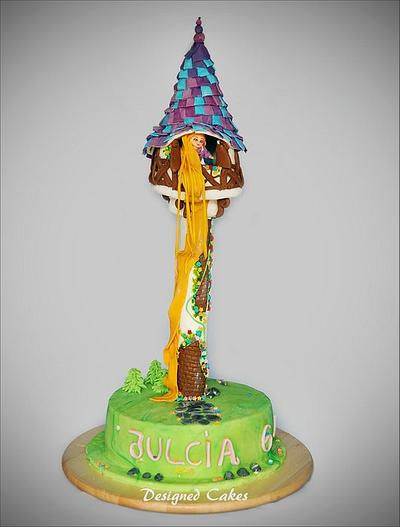 Rapunzel tower cake - Cake by Urszula Maczka