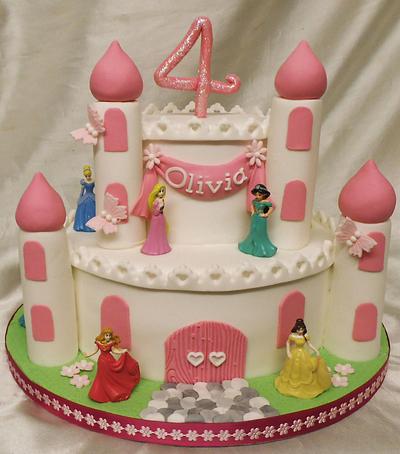2 Tier princess castle cake - Cake by Funkycakes