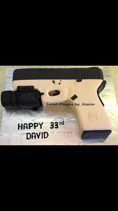 David's 33rd - Cake by SweetdesignsbyJesica